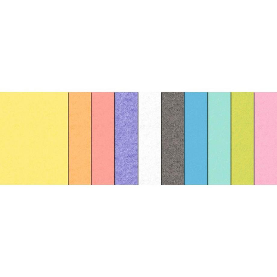 Ursus  Bastelfilz Pastell 150 g/m² , 20 x 30 cm, 10 Blatt 