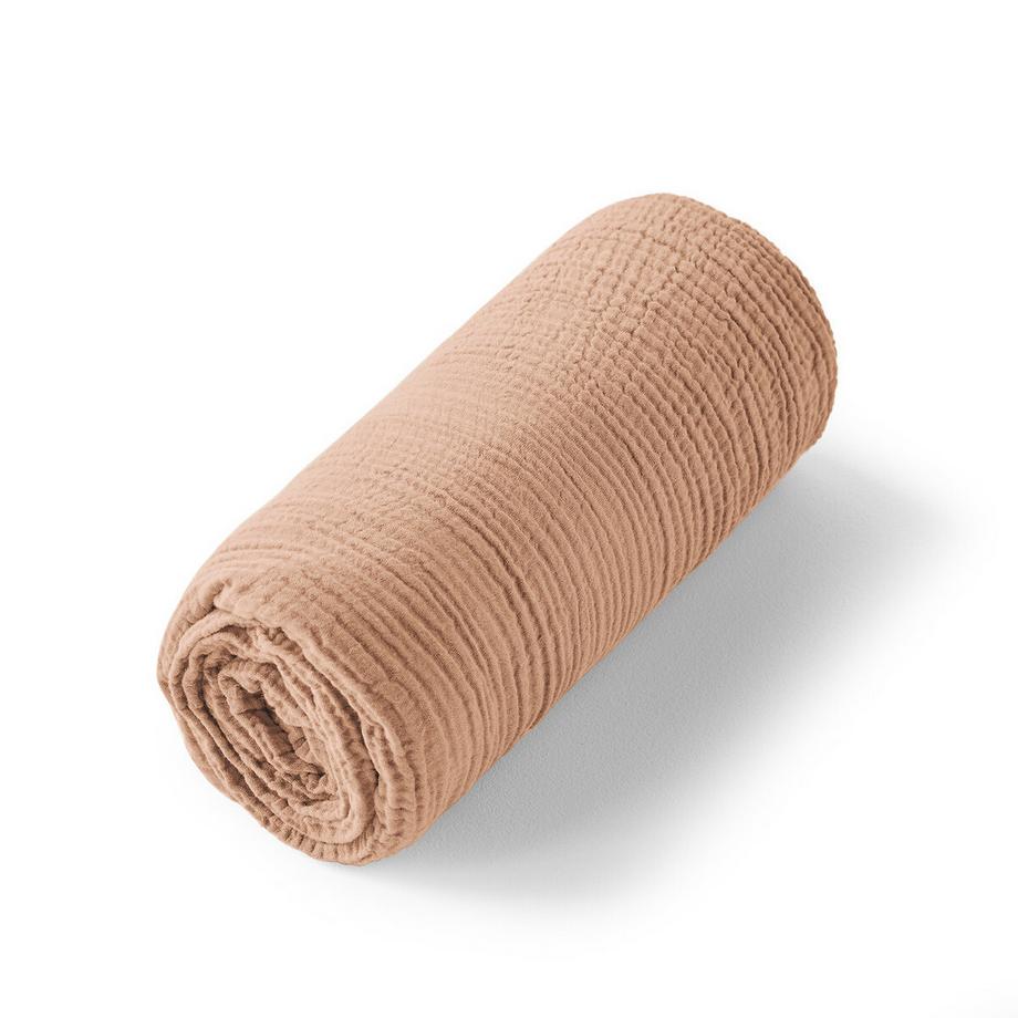 Drap-housse gaze de coton biologique