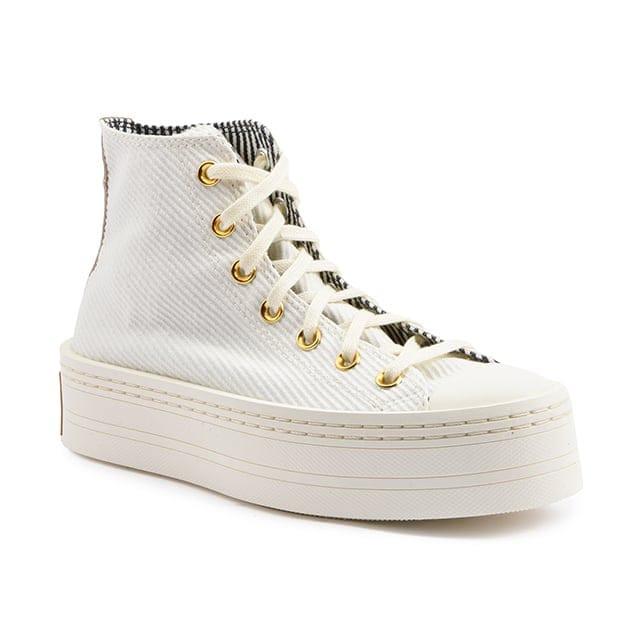 Image of Chuck Taylor All Star Modern Lift Platform Corduroy Unisex Offwhite 36