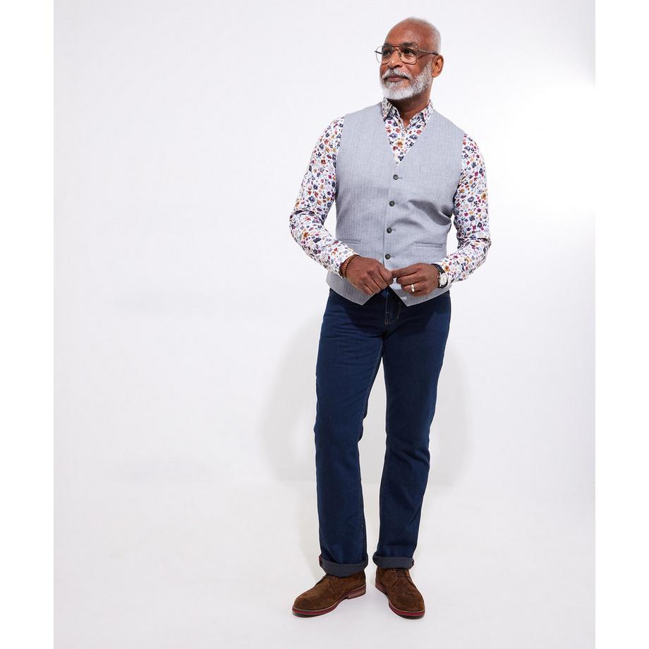 Joe Browns Gilet Lino Spigato  