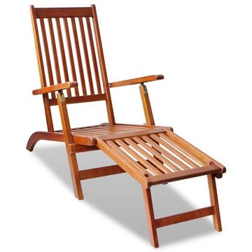 Chaise longue bois
