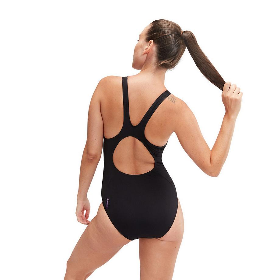 speedo costume da bagno a 1 pezzo eco+ placement muscleback  