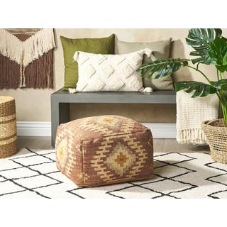 Beliani Pouf en Jute Rétro BEEL  