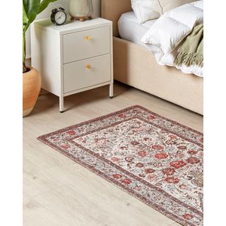 Beliani Tapis en Coton Rétro BINNISZ  