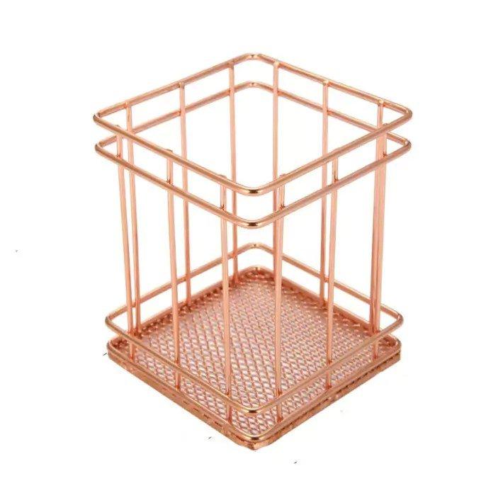 Image of Brush Organizer Square #rosegoldcollection Damen Goldrosa ONE SIZE