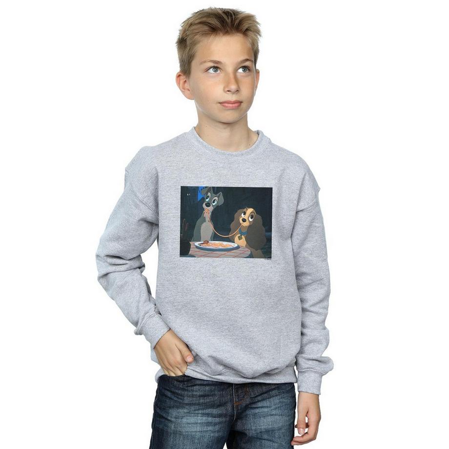 Disney  Lady And The Tramp Spaghetti Slurp Sweatshirt 