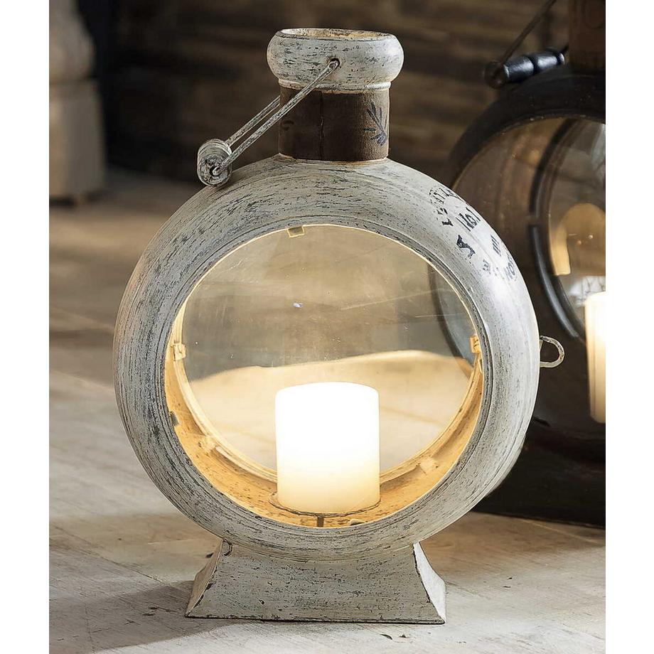mutoni Laterne Vintage weiss 40cm  