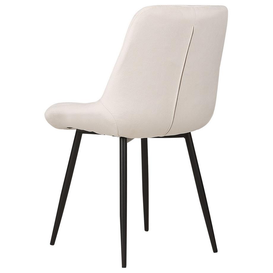 Beliani Lot de 2 chaises de salle à manger en Velours Moderne MELROSE  