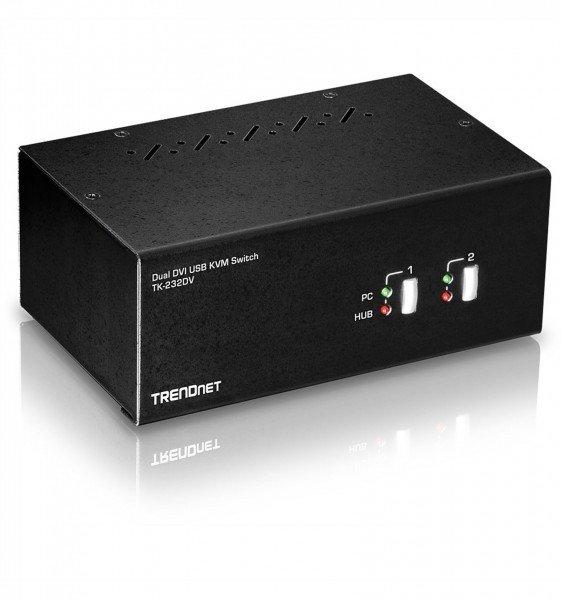 TRENDNET  TK-232DV Tastatur/Video/Maus (KVM)-Switch 