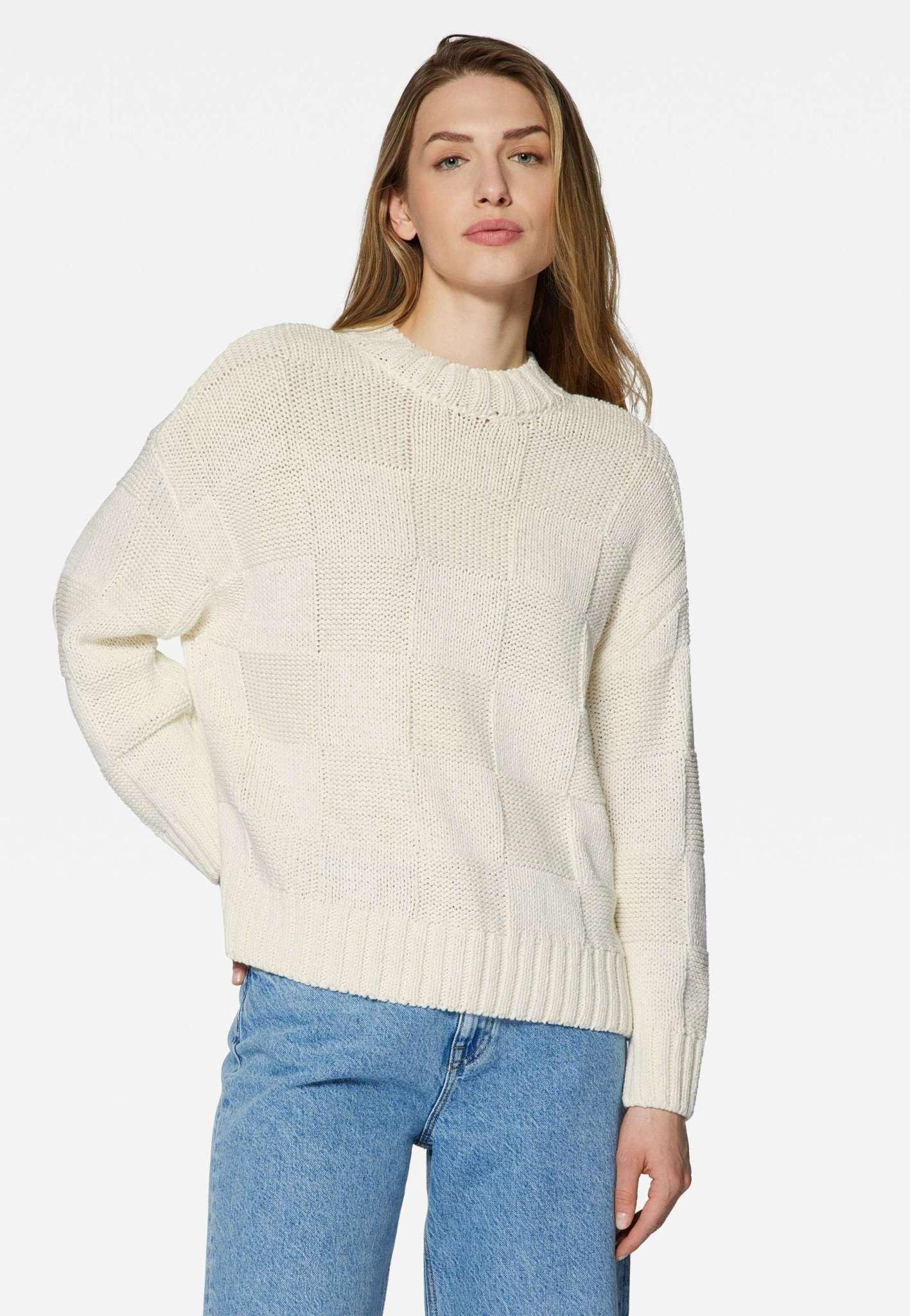 Image of Pullover High Neck Sweater Damen Weiss M