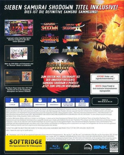 SNK  Samurai Shodown: NeoGeo Collection 