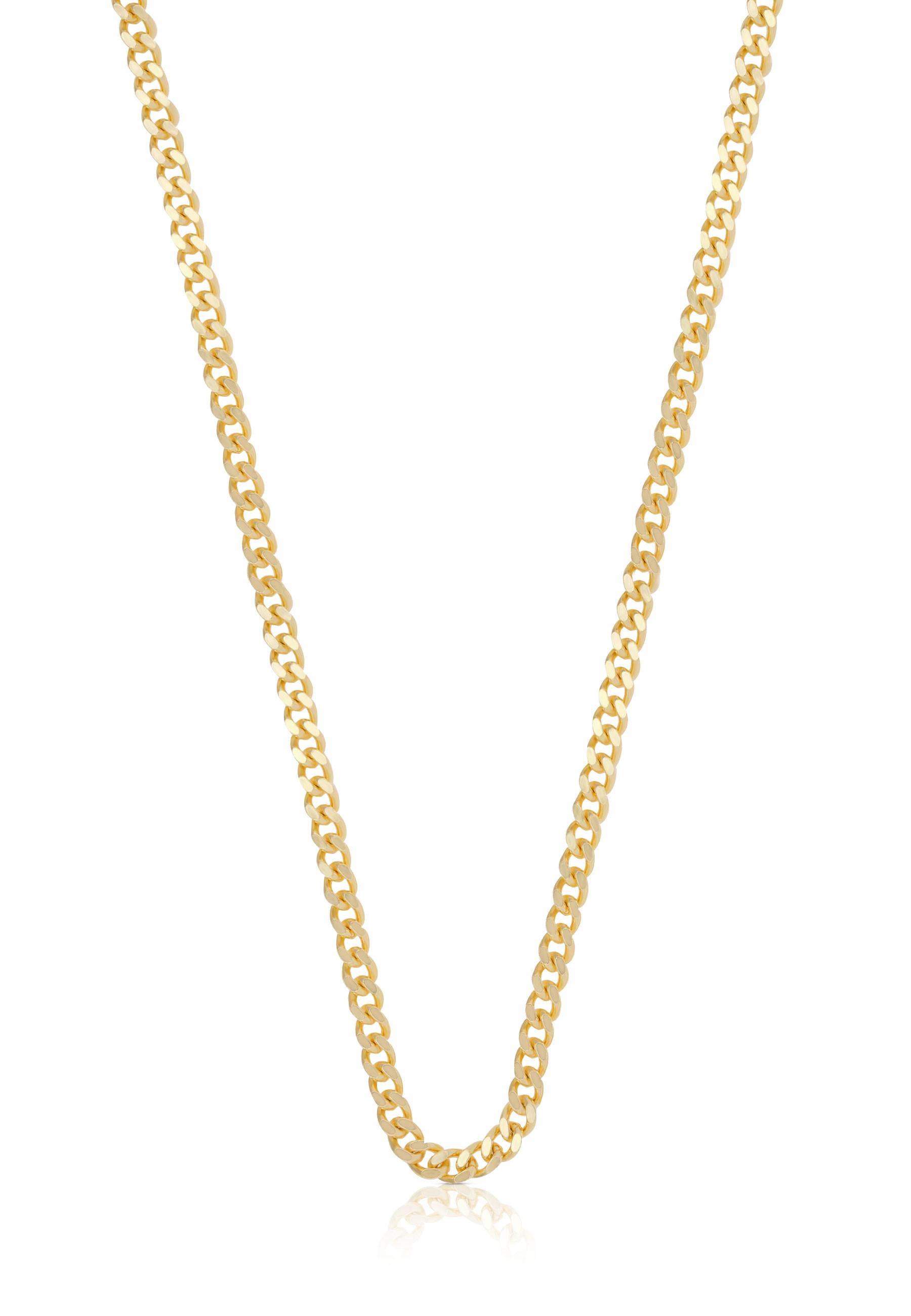Image of Collier Panzer Gelbgold 750, 3.5mm, 60cm Damen Gelbgold 60.5CM
