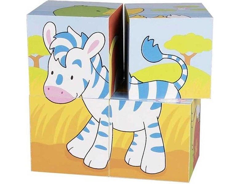 Image of Puzzle Würfelpuzzle Tiere