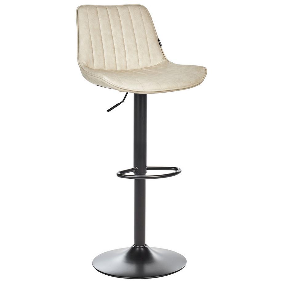 Beliani Set di 2 sedie alte en Pelle sintetica Retrò DUBROVNIK  