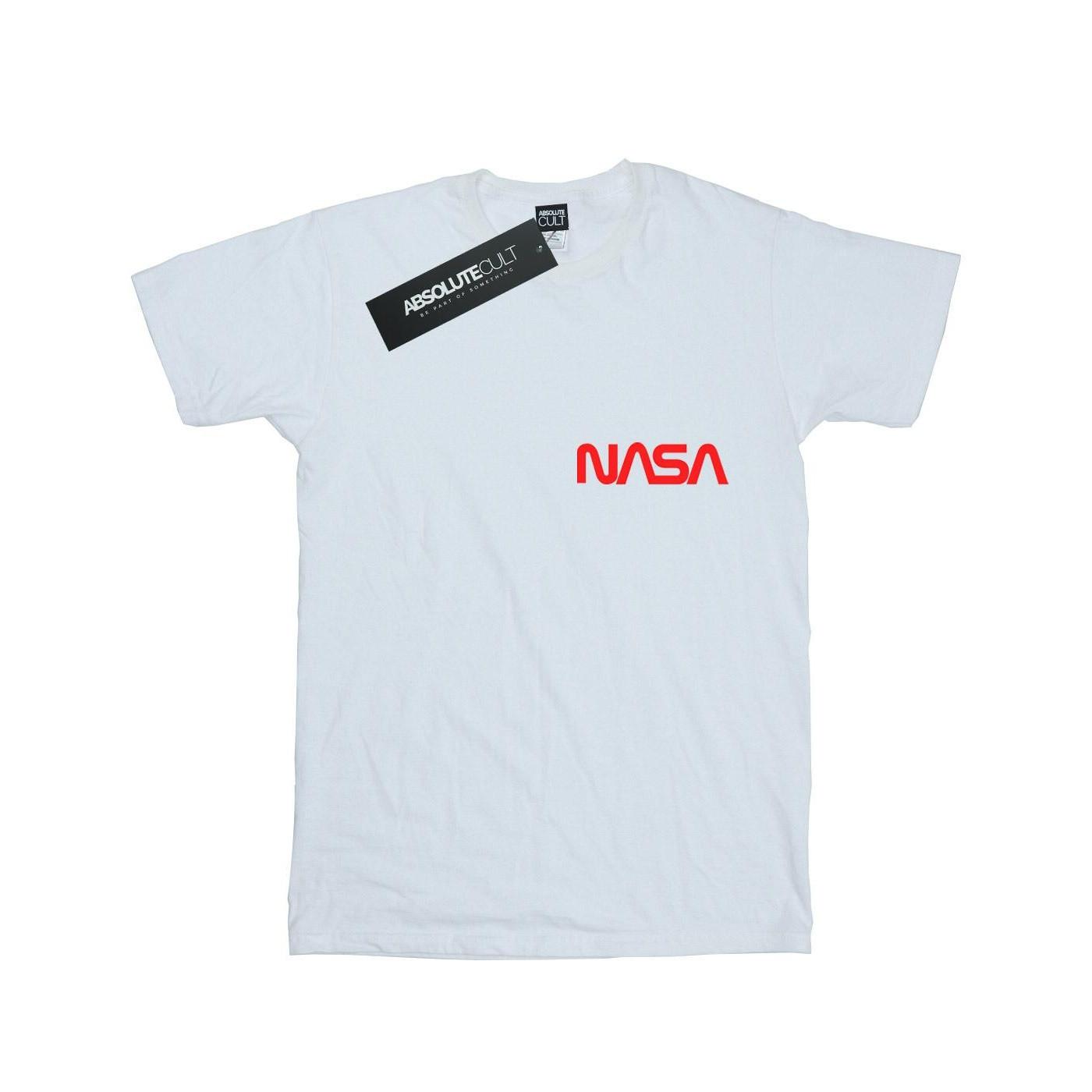 Image of Modern Logo Chest Tshirt Jungen Weiss 140/146