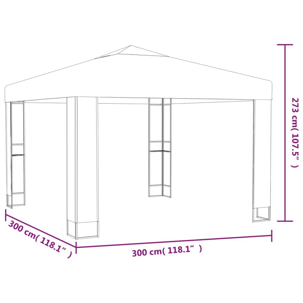 VidaXL Gartenpavillon gewebe  