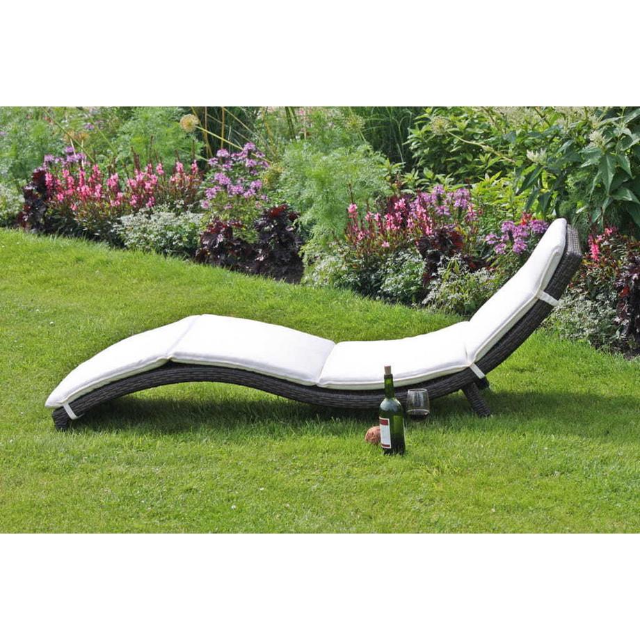 mutoni Sonnenliege Caracas coffee creme (4-tlg)  