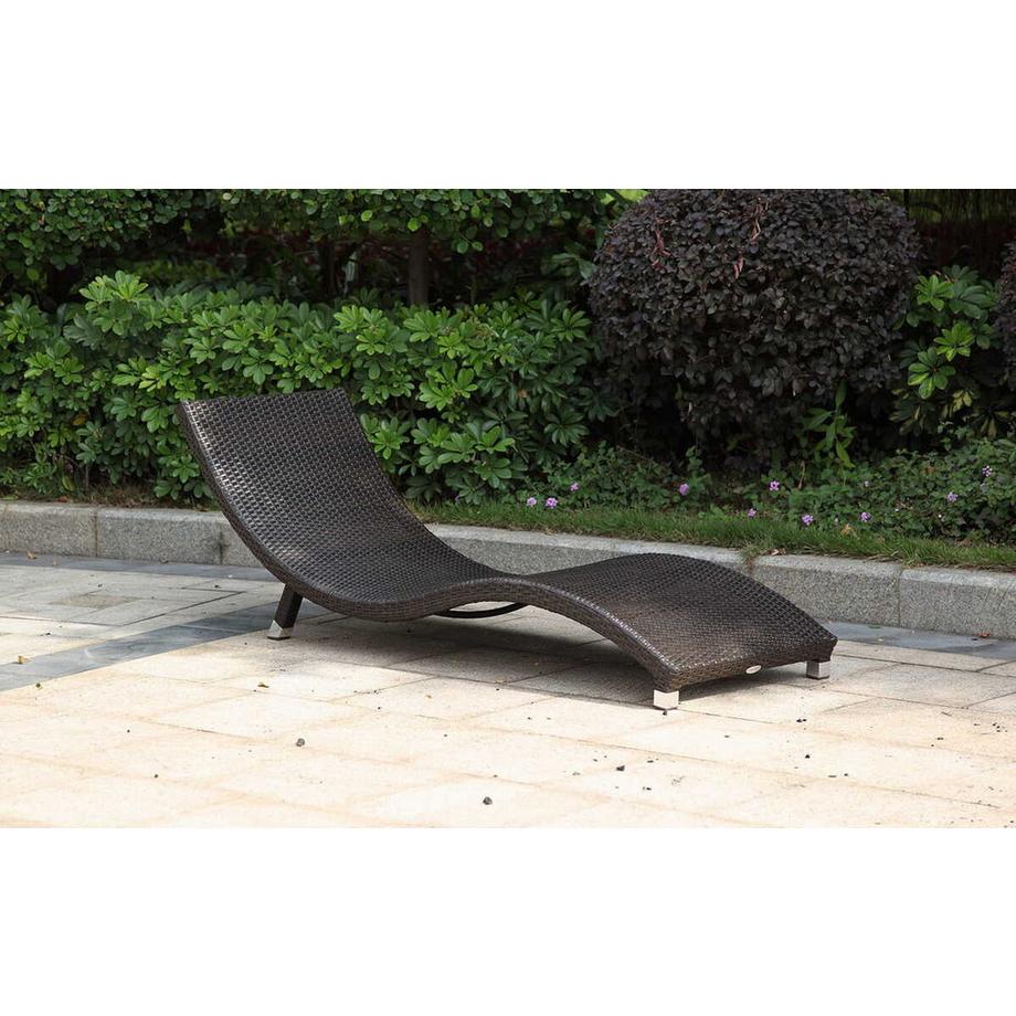 mutoni Sonnenliege Caracas coffee creme (4-tlg)  