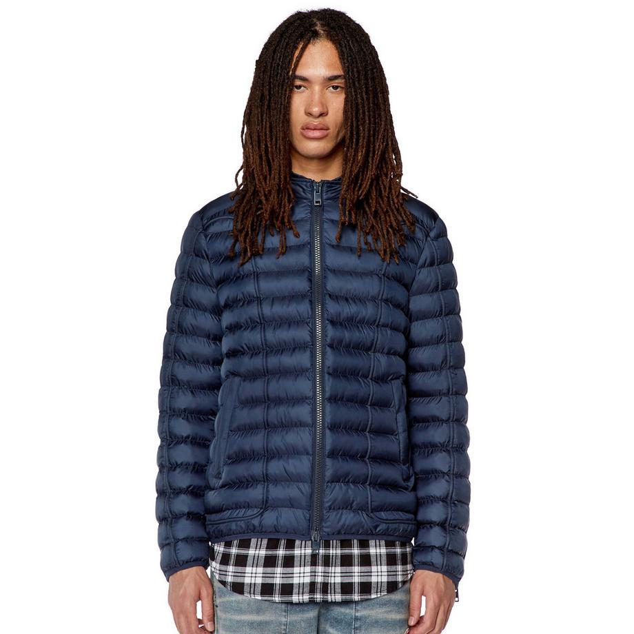 DIESEL Giacca Imbottita con Collo Alto  