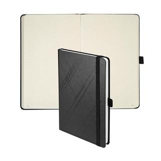 Biella Carnet de notes Kompagnon Black Trend 2019, 12,5 x 19,5 cm, pointé - Noir  