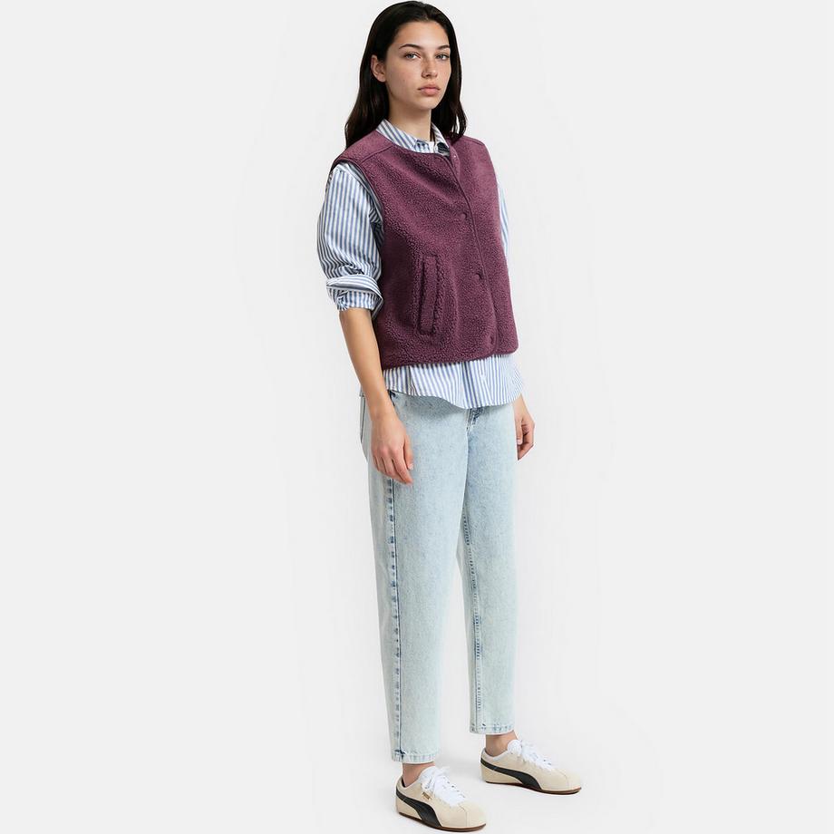 La Redoute Collections Gilet oversize en sherpa  