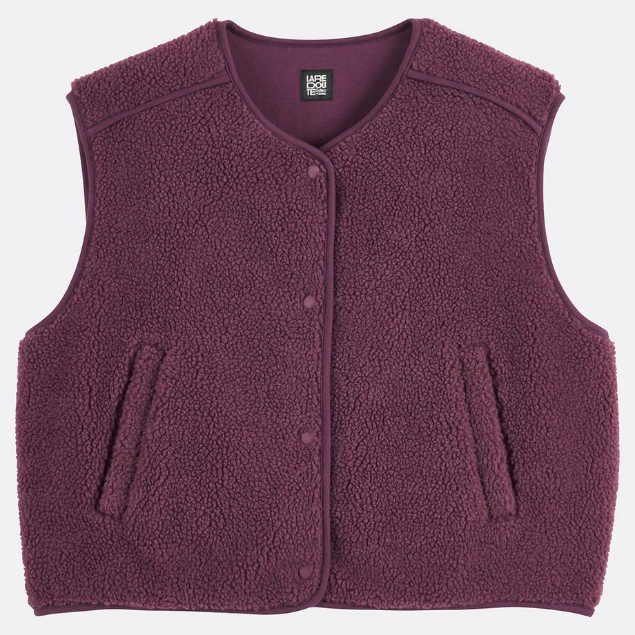 La Redoute Collections Gilet oversize en sherpa  