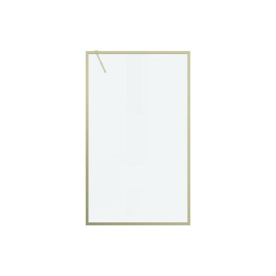 SHOWER DESIGN Parete per doccia walk in 120 x 200 cm Dorato Vetro temperato  - AMBERI  