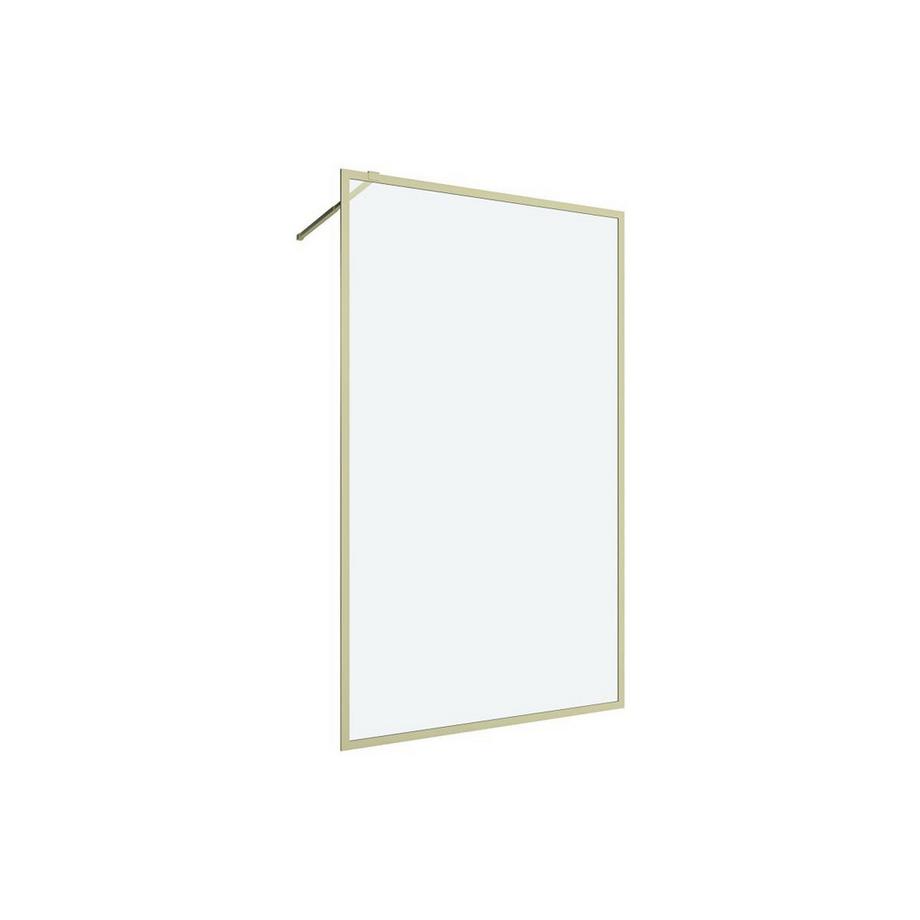 Parete per doccia walk in 120 x 200 cm Dorato Vetro temperato  - AMBERI