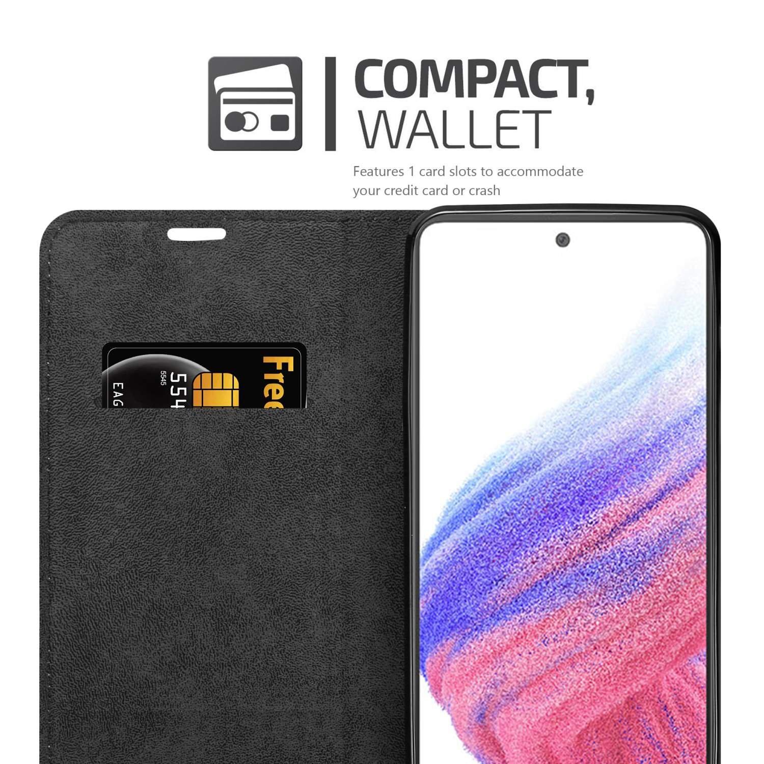 Cadorabo  Housse compatible avec Samsung Galaxy A53 5G - Coque de protection avec fermeture magnétique, fonction de support et compartiment pour carte 