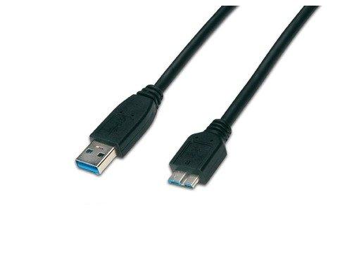 Image of USB 3.0 A-MB MM 3.0 SW USB Kabel 3 m USB 3.2 Gen 1 (3.1 Gen 1) USB A Micro-USB B Schwarz