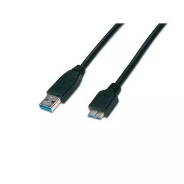 Triotronik USB 3.0 A-MB MM 3.0 SW USB Kabel 3 m USB 3.2 Gen 1 (3.1 Gen 1) USB A Micro-USB B Schwarz