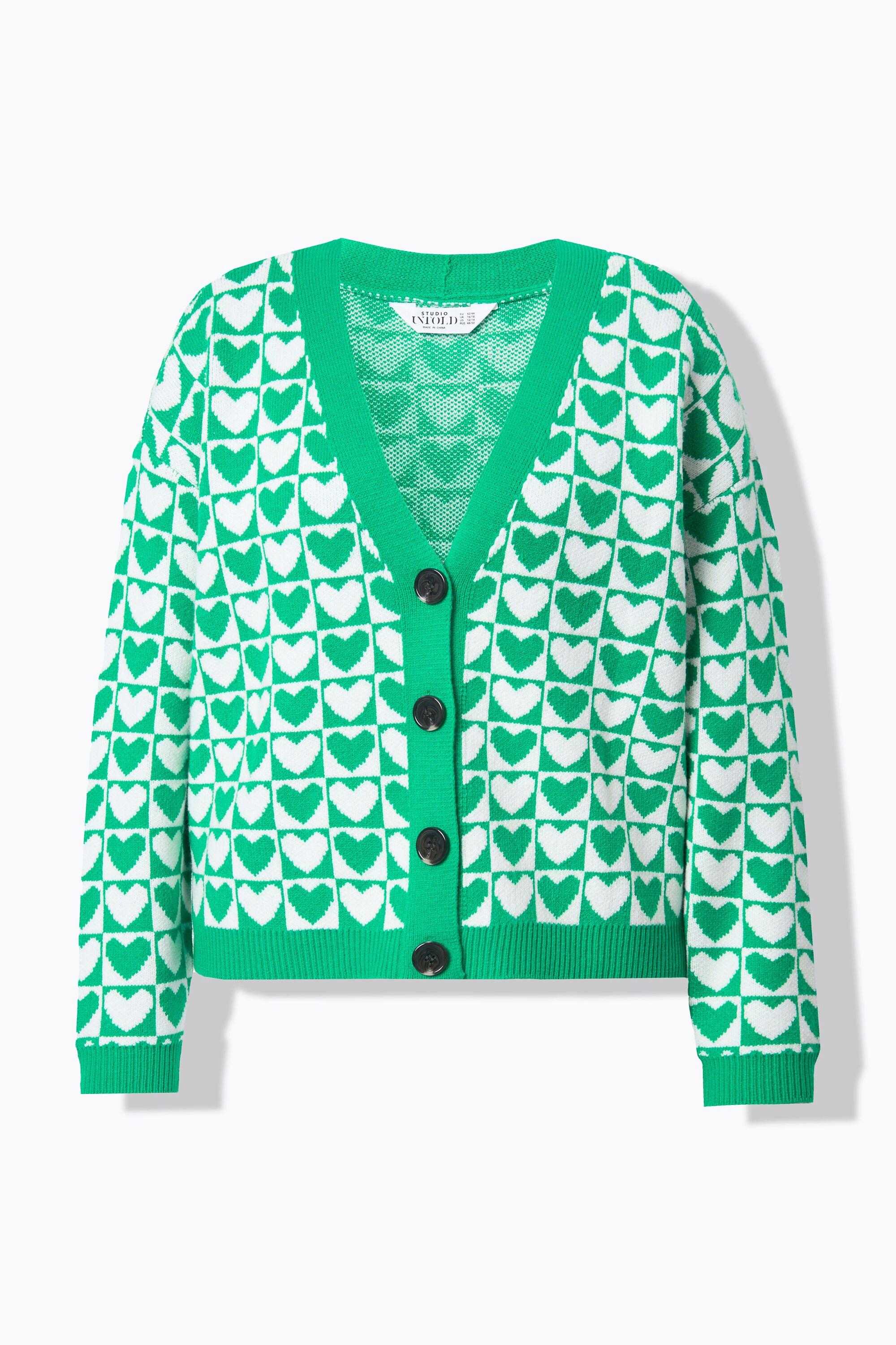 Studio Untold Cardigan Oversize Cuori  