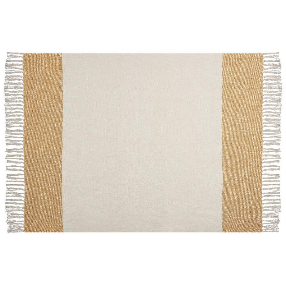 Beliani Klassisch Salme Baumwoll Kuscheldecke  