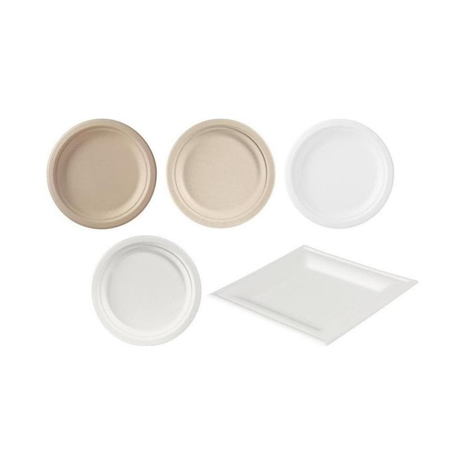 Duni Einwegteller Bagasse 50 Stück  