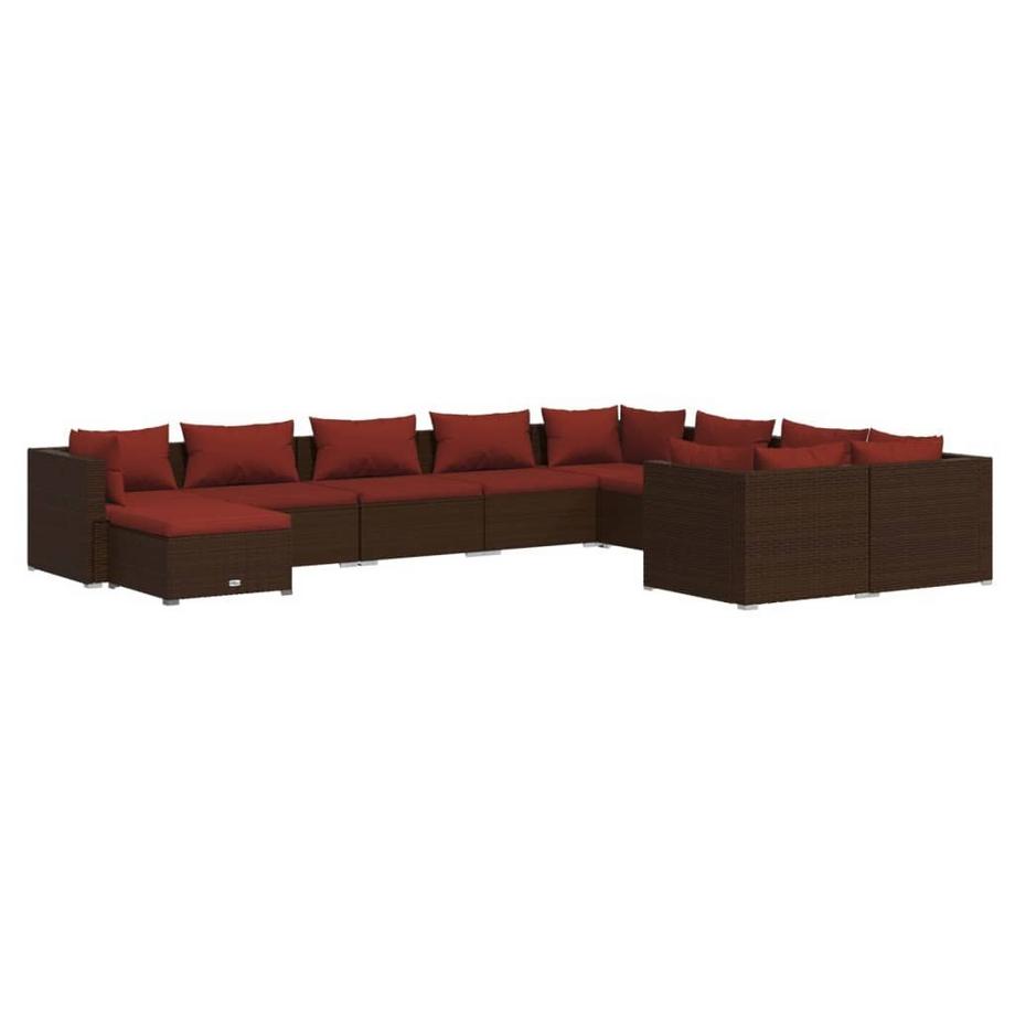 set divani da giardino Polirattan