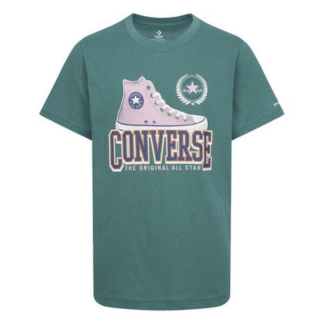 CONVERSE  t-shirt per bambini script sneaker gfx 