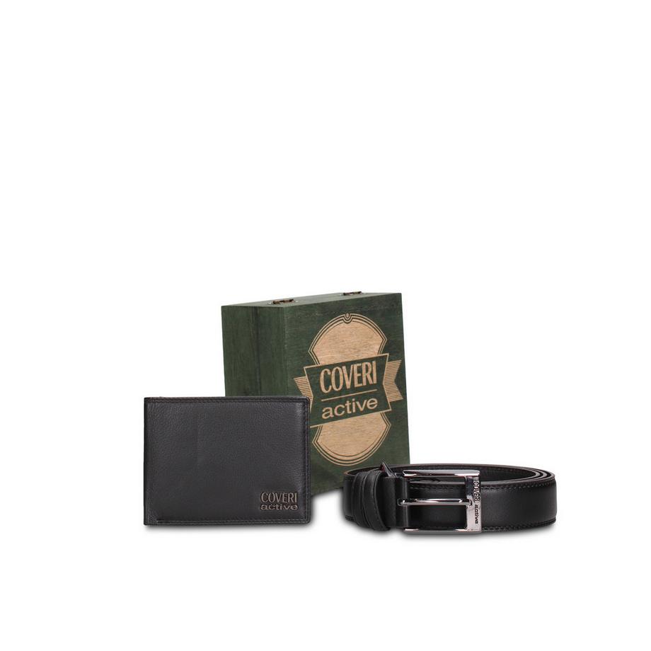 Enrico Coveri Geldbörsen- und Gürtel-Set  