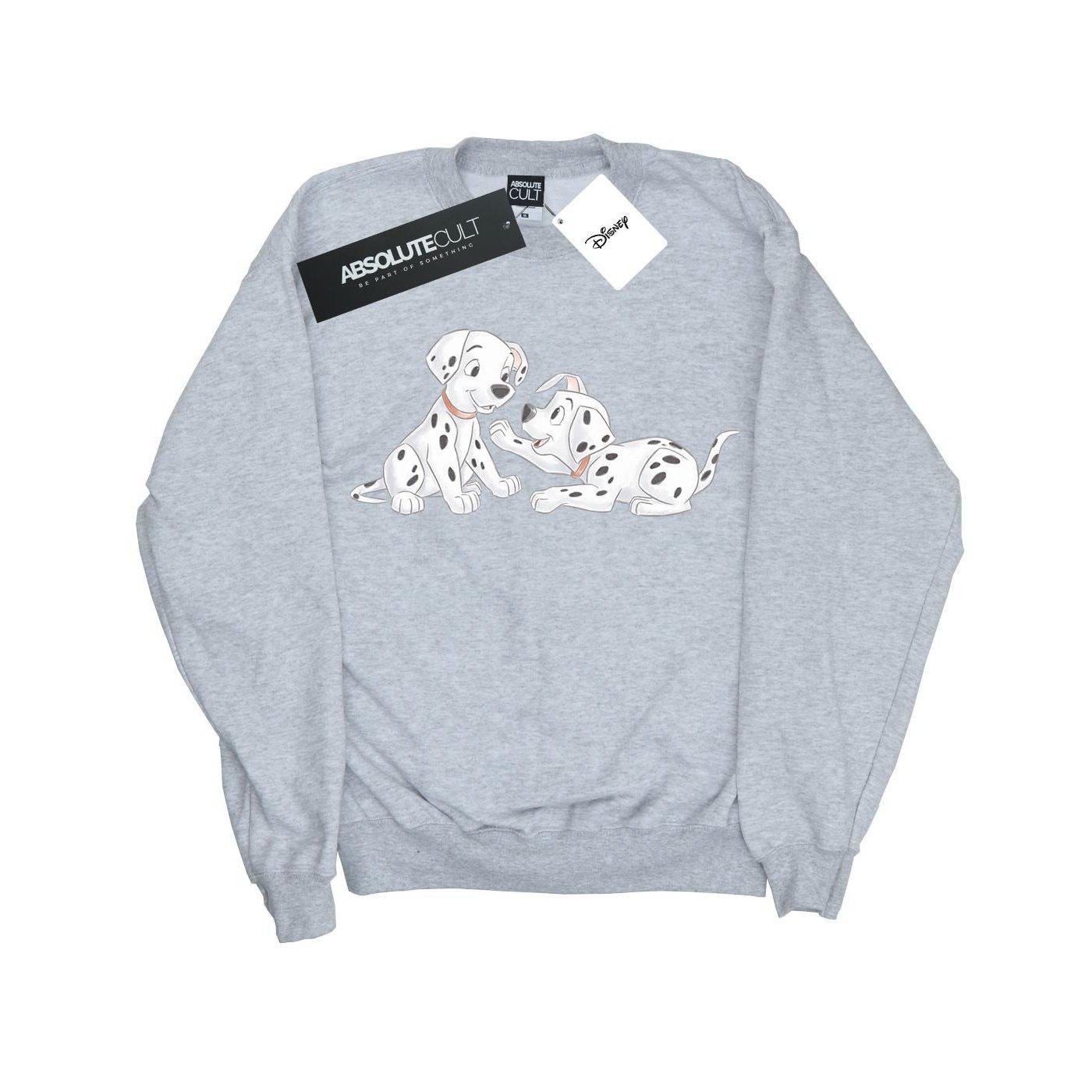 Image of 101 Dalmatians Watercolour Friends Sweatshirt Unisex Grau 152-158