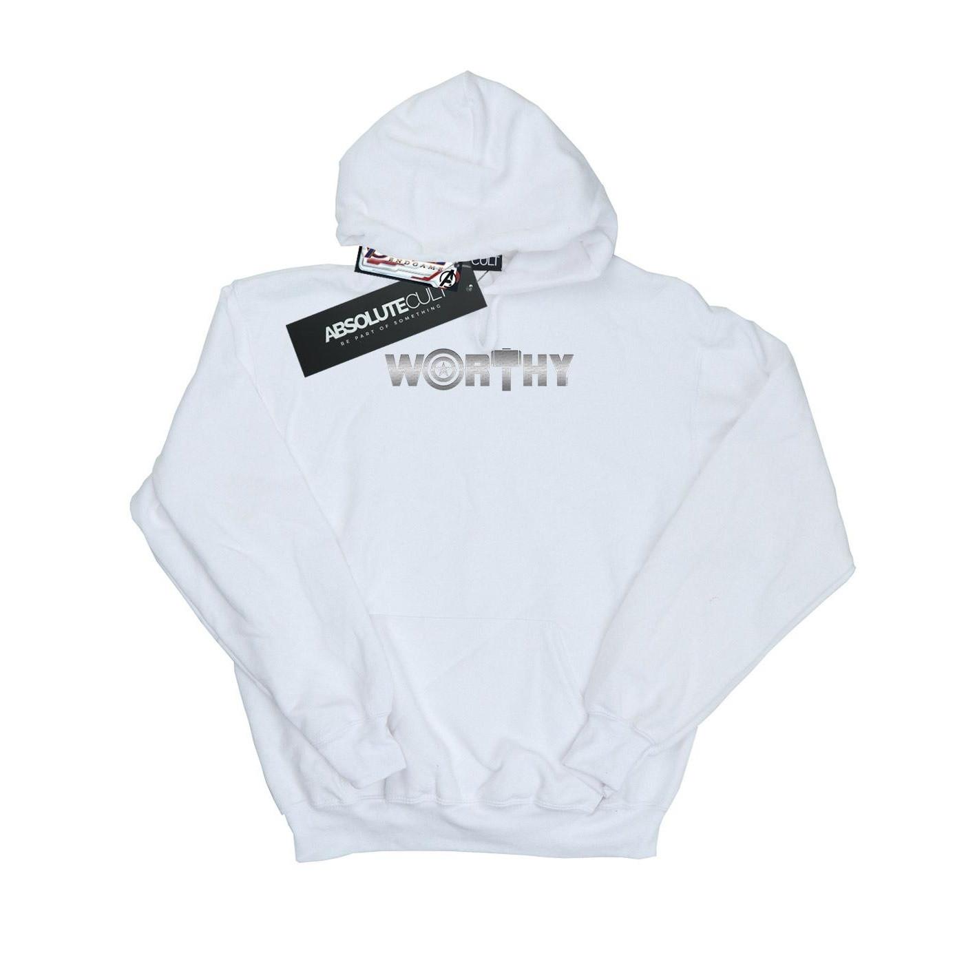 Image of Avengers Endgame Worthy Kapuzenpullover Damen Weiss XL