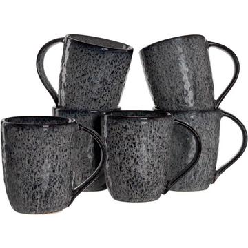 Cappuccino-Tasse Matera 430ml Anthrazit (6Teile)