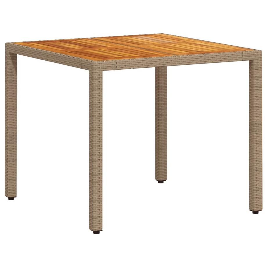 VidaXL Ensemble de salle à manger de jardin rotin synthétique  