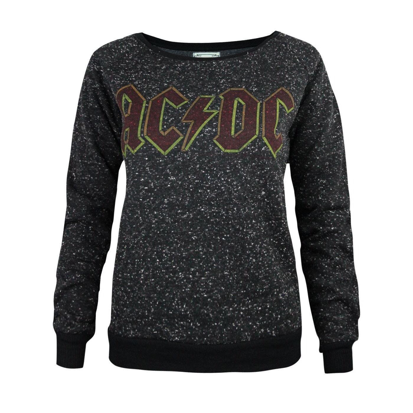 Image of Pullover Mit Acdclogo Damen Schwarz M