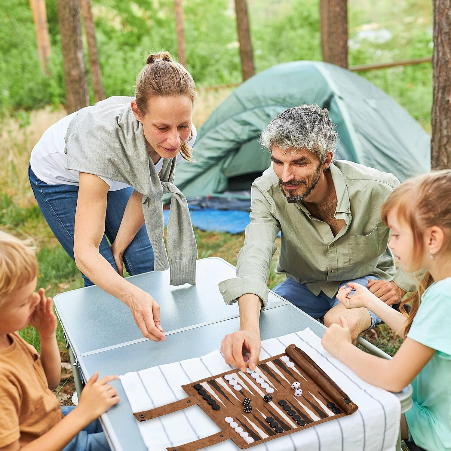 Northix  Backgammon zum Rollen 