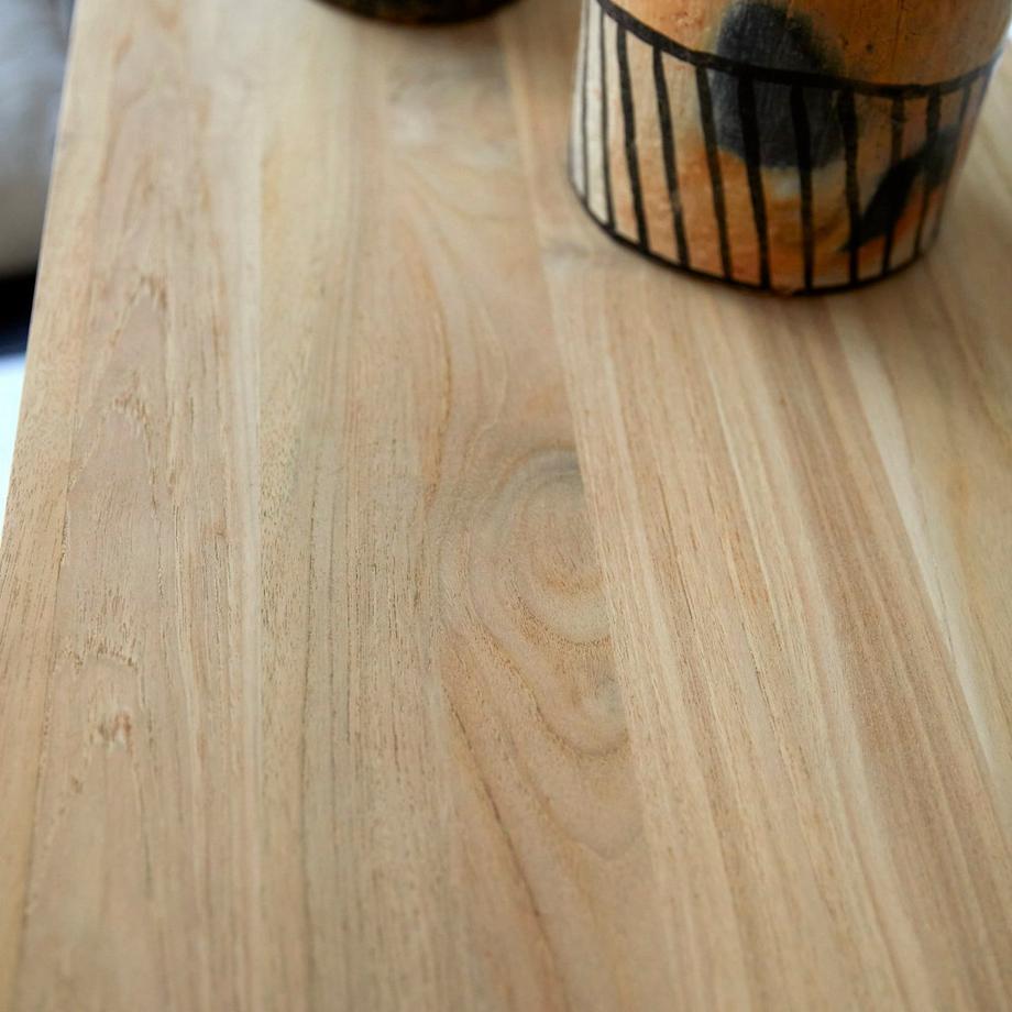 Tikamoon Vaisselier bas en teck massif Babeth  