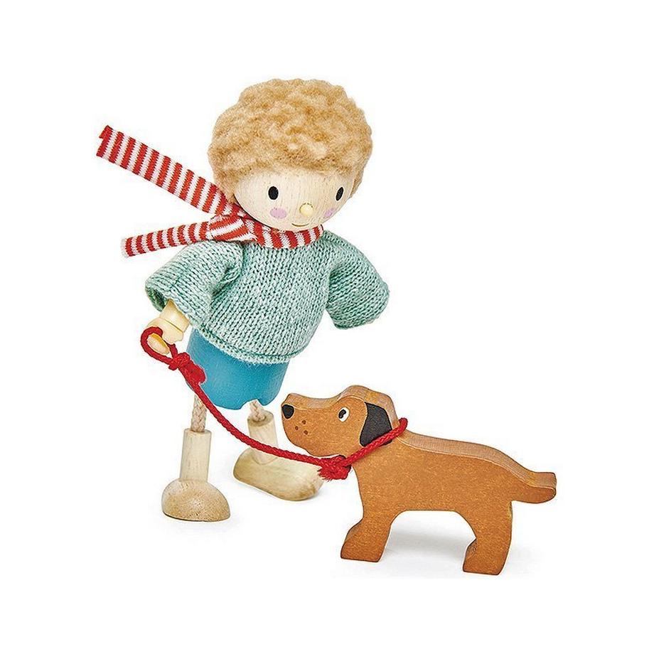 Tender Leaf Toys  Puppenhaus Mr Goodwood & Hund 