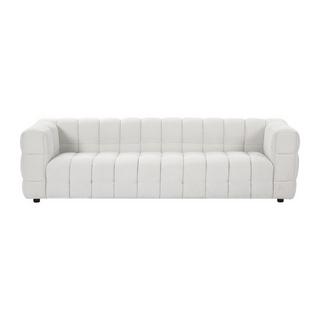 PASCAL MORABITO Sofa 4-Sitzer - Bouclé-Stoff - Elfenbeinweiß - LERICI von Pascal Morabito  