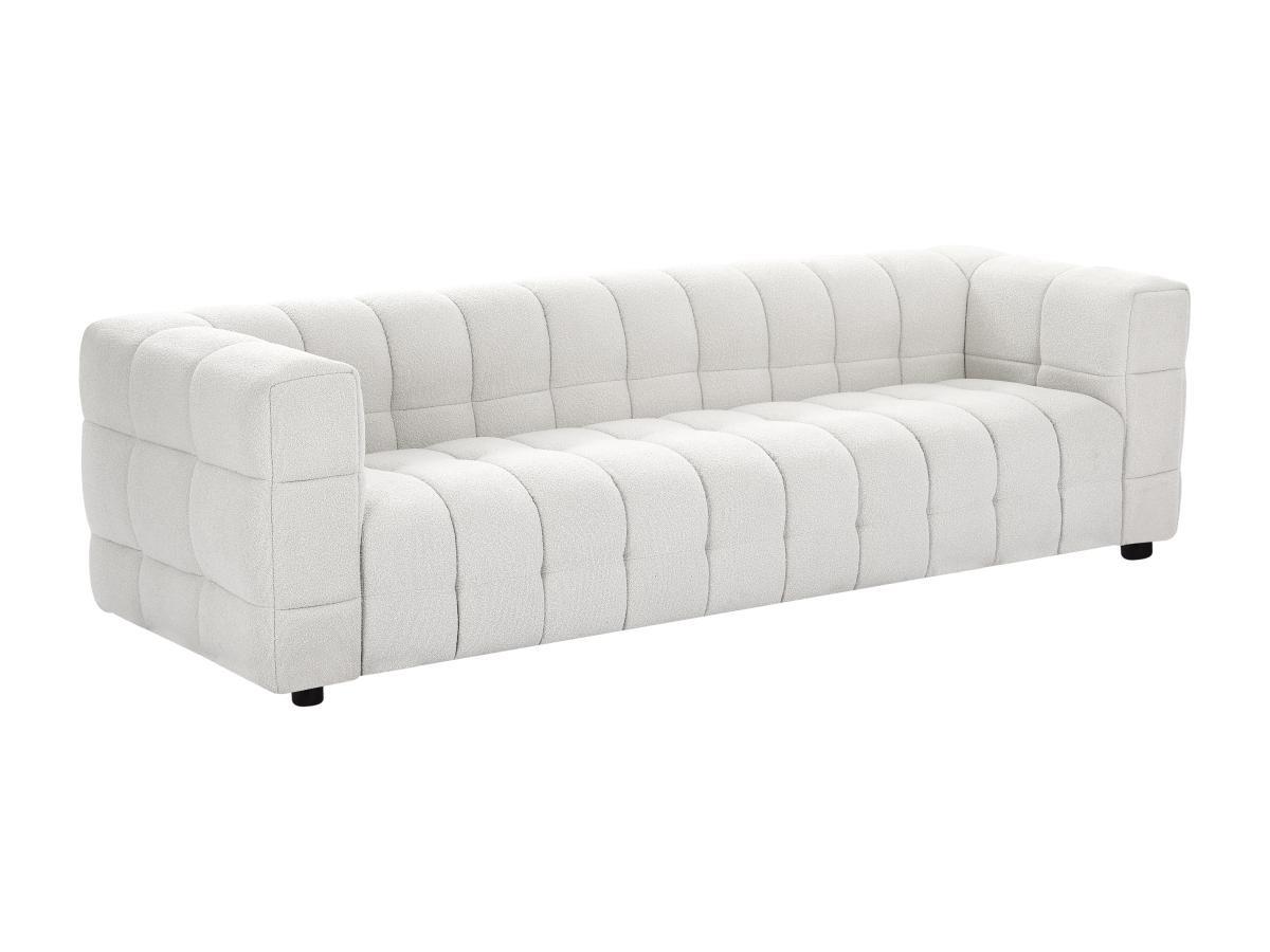PASCAL MORABITO Sofa 4-Sitzer - Bouclé-Stoff - Elfenbeinweiß - LERICI von Pascal Morabito  