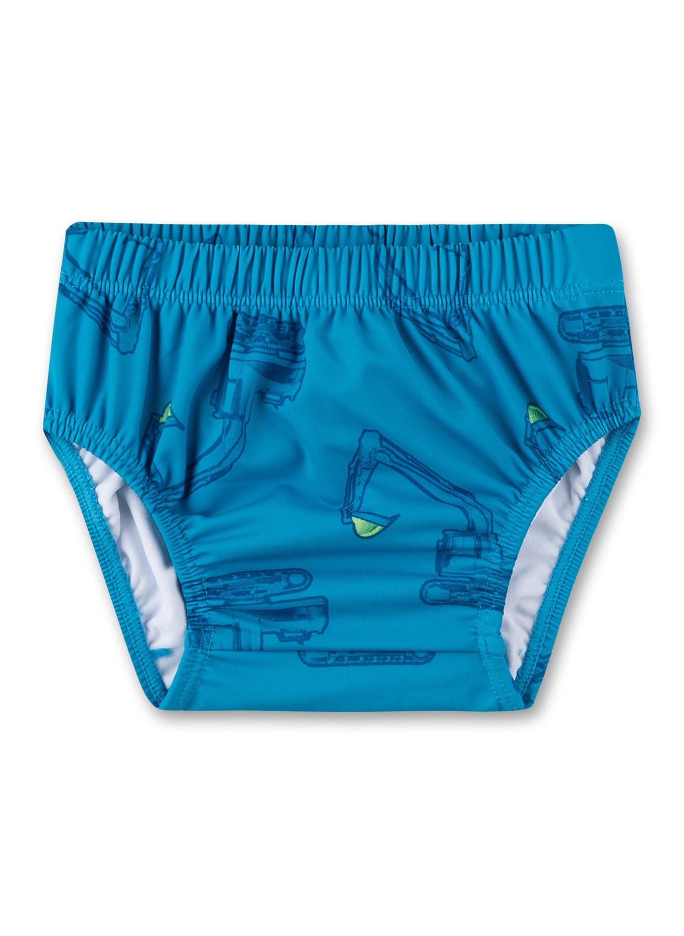 Image of Jungen Schwimmwindel Bagger Unisex Blau 86