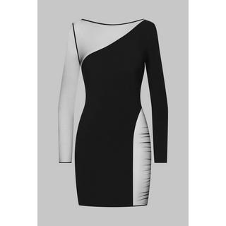 MAISON CLOSE  Asymmetrisches Langärmeliges Kleid - Nuit Fauve 