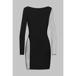 MAISON CLOSE  Asymmetrisches Langärmeliges Kleid - Nuit Fauve 